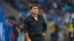 Quinteros durante o Gre-Nal 444. Foto: Lucas Uebel/Grêmio.