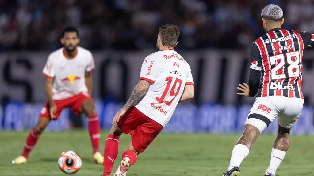 Bragantino X São Paulo. Foto: Diogo Reis/AGIF