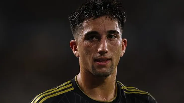 Cristian Olivera durante partida entre Tigres UANL e Los Angeles FC, pela MLS, em 2023. Foto: Harry How