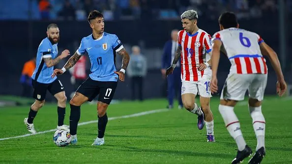 Cristian Olivera durante partida. Foto: Ernesto Ryan/Getty Images