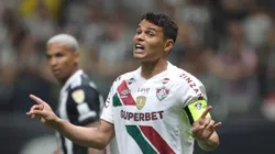 Thiago Silva pode desfalcar o Fluminense após dores no calcanhar - Foto: Gilson Lobo/AGIF