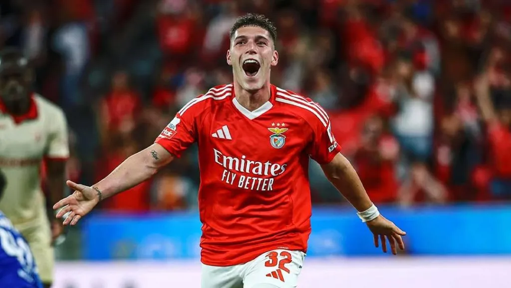 Benjamín Rollheiser fecha com o Santos. Foto: Reprodução Instagram