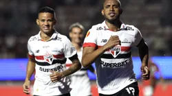 SP - SAO PAULO - 29/01/2025 - PAULISTA 2025, PORTUGUESA X SAO PAULO - Andre Silva jogador do Sao Paulo comemora seu gol durante partida contra o Portuguesa no estadio Pacaembu pelo campeonato Paulista 2025. Foto: Marcello Zambrana/AGIF