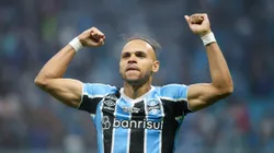 Braithwaite em partida pelo Grêmio. Foto: Luis Felipe Amorin/AGIF