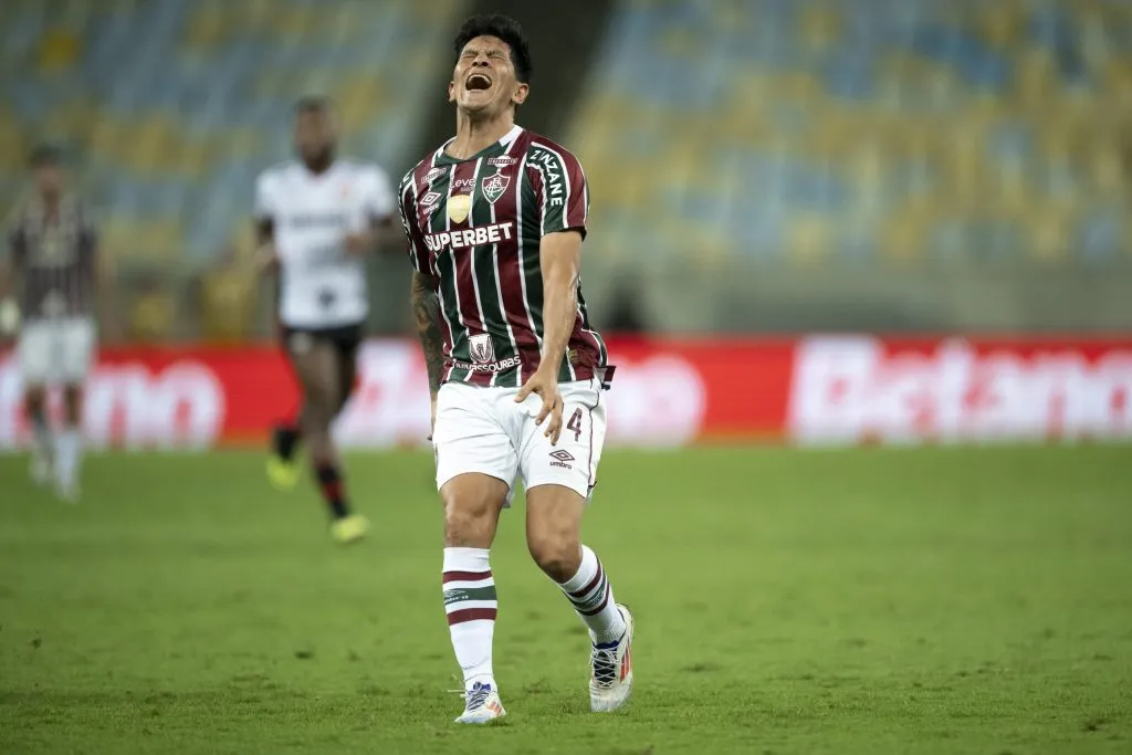German Cano jogador do Fluminense – Foto: Jorge Rodrigues/AGIF