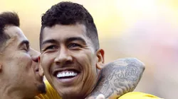 Roberto Firmino com a camisa da Seleção Brasileira na Copa América.