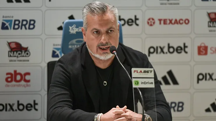 RJ - RIO DE JANEIRO - 30/01/2025 - APRESENTACAO DANILO - Jose Boto dirigente durante sua apresentacao oficial do jogador Danilo do Flamengo em coletiva de imprensa realizada no Maracana. Foto: Thiago Ribeiro/AGIF