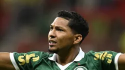 Rony durante jogo do Verdão no Paulistão.