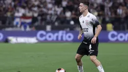 Garro, do Corinthians, durante partida contra o São Bernardo na Arena Corinthians pelo Campeonato Paulista 2025. Foto: Marcello Zambrana / AGIF