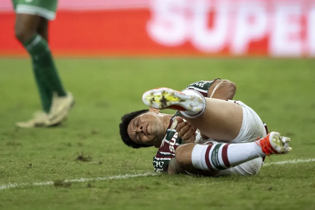 RJ – RIO DE JANEIRO – 01/06/2024 – BRASILEIRO A 2024, FLUMINENSE X JUVENTUDE – German Cano jogador do Fluminense durante partida contra o Juventude no estadio Maracana pelo campeonato Brasileiro A 2024. Foto: Jorge Rodrigues/AGIF