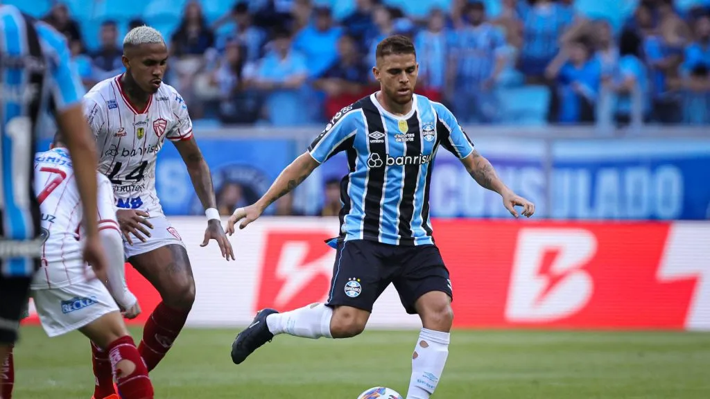 Cuéllar durante partida. Foto: Maxi Franzoi/AGIF