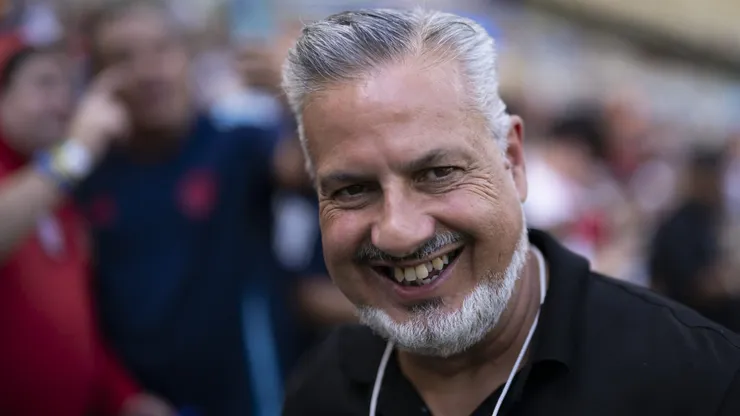 José Boto, diretor de futebol do Flamengo, antes da partida contra o Fluminense no Maracanã pelo Campeonato Carioca 2025. Foto: Jorge Rodrigues / AGIF