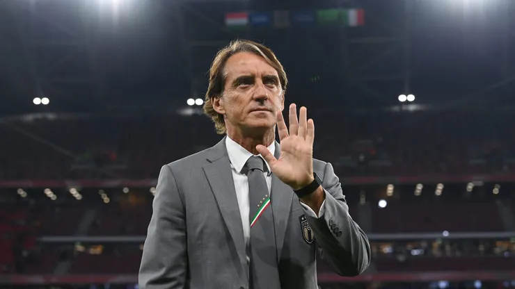 Roberto Mancini, alvo do Botafogo, pela seleção da Itália. Foto: Claudio Villa / Getty Images