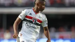 SP - Sao Paulo - 29/01/2023 - PAULISTA 2023, SAO PAULO X CORINTHIANS - Orejuela jogador do Sao Paulo durante partida contra o Corinthians no estadio Morumbi pelo campeonato Paulista 2023. Foto: Marcello Zambrana/AGIF