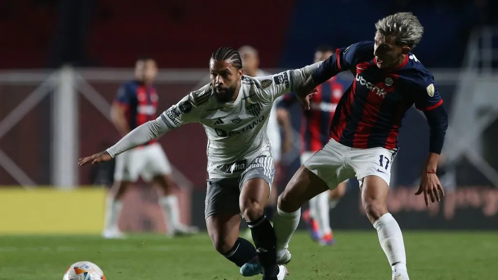 Elian Irala pelo San Lorenzo. Foto: Daniel Jayo/Getty Images