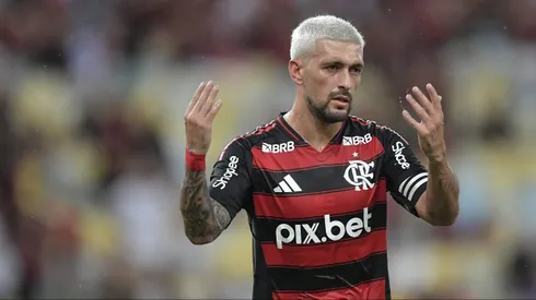 Arrascaeta em partida pelo Campeonato Carioca. Foto: Thiago Ribeiro/AGIF