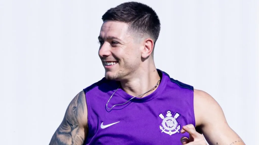 Garro durante treinamento. Foto: Rodrigo Coca/Ag. Corinthians