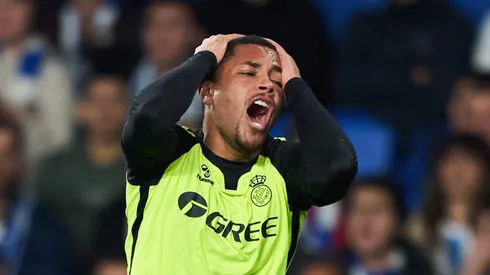 Vitor Roque durante partida do Betis na Liga Espanhola.- Foto: Juan Manuel Serrano Arce/Getty Images
