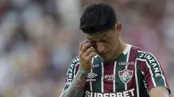 German Cano jogador do Fluminense lamenta durante partida. Foto: Alexandre Loureiro/AGIF