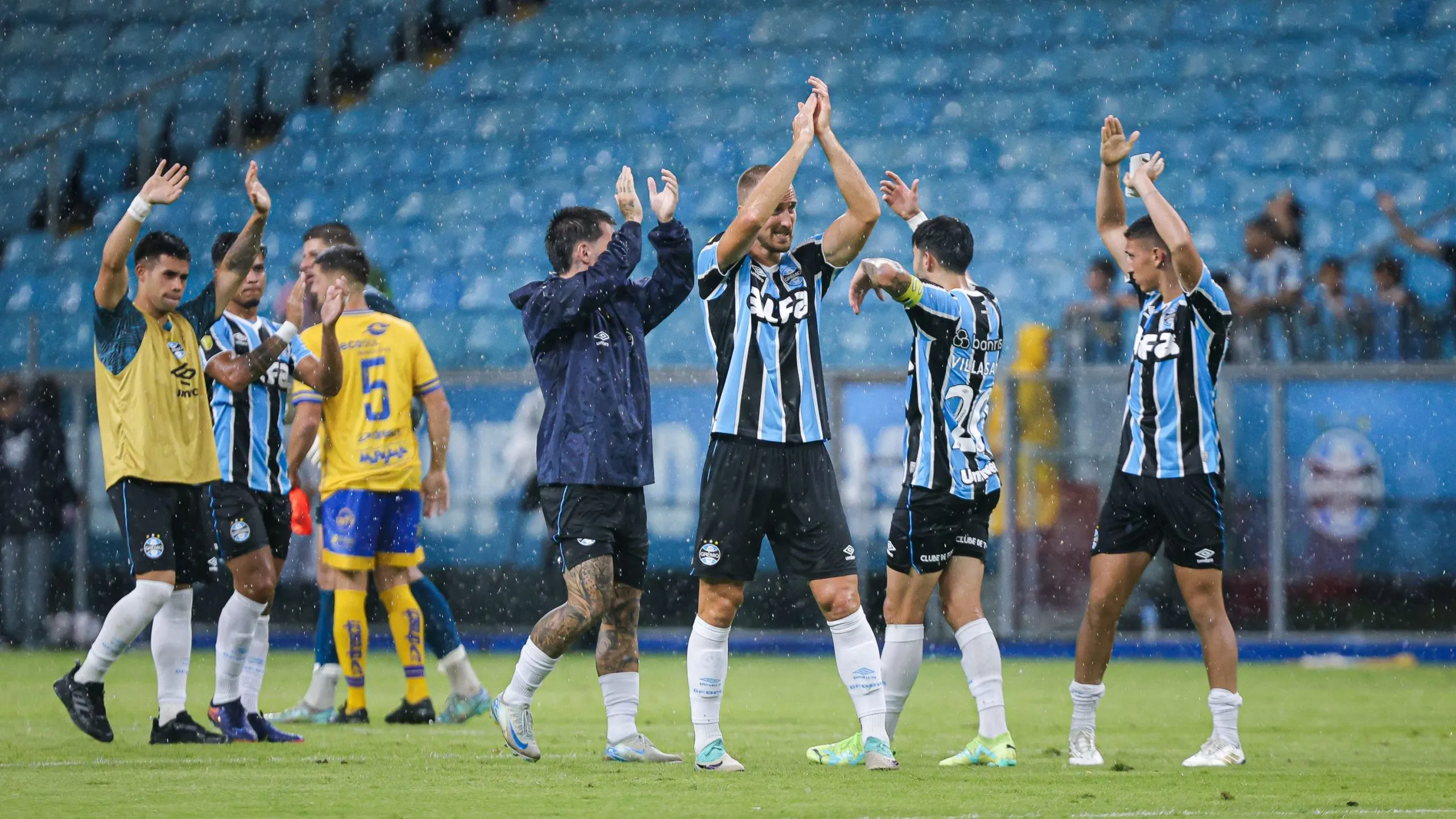 Jogadores do Grêmio