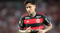 MT - CUIABA - 20/11/2024 - BRASILEIRO A 2024, CUIABA X FLAMENGO - Pulgar jogador do Flamengo durante partida contra o Cuiaba no estadio Arena Pantanal pelo campeonato Brasileiro A 2024. Foto: Gil Gomes/AGIF
