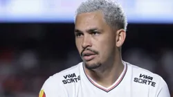 Luciano durante partida entre SPFC e Mirassol, no Morumbis, pelo Paulistão.