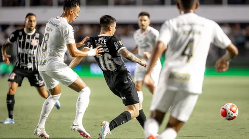 Santos x Corinthians pelo Campeonato Paulista 2024. Foto: Leonardo Lima/AGIF