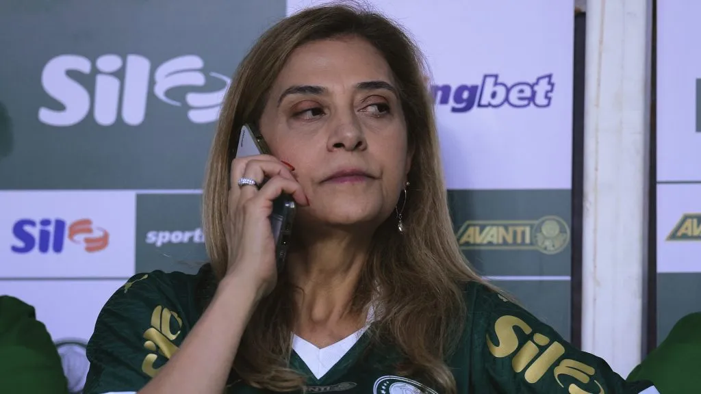Leila Pereira no Allianz Parque