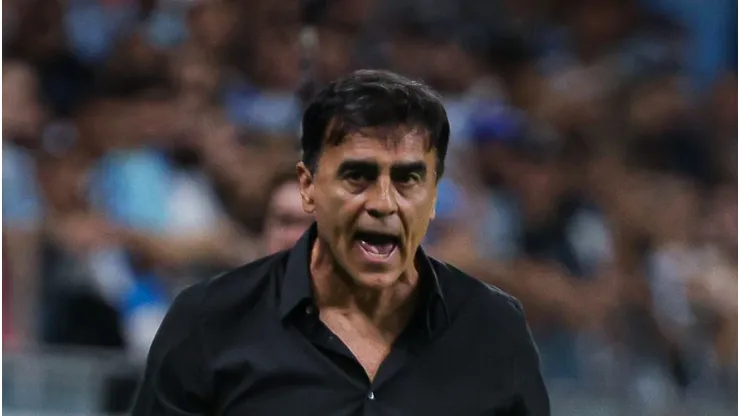 Quinteros durante jogo do Campeonato Gaúcho.