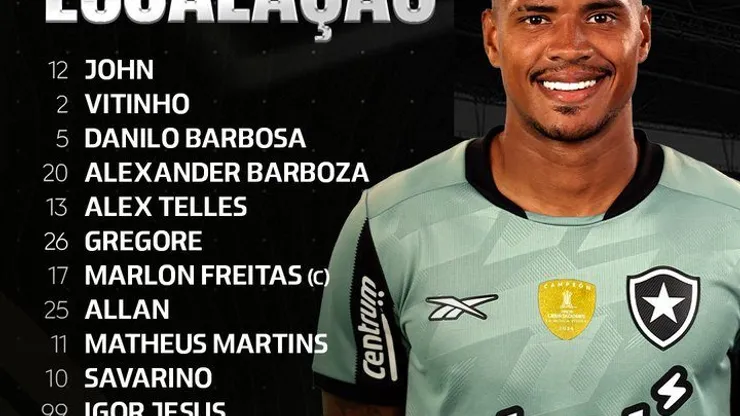 Foto: Botafogo/X