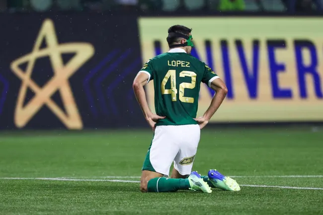 Flaco Lopez jogador do Palmeiras – Foto: Marcello Zambrana/AGIF