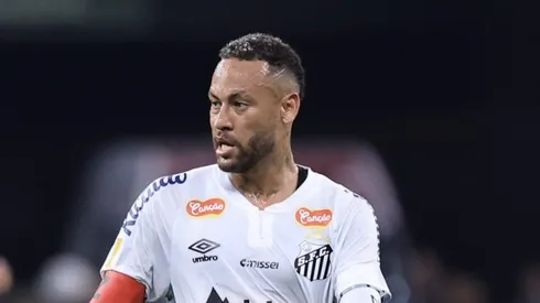 Neymar Jr. jogador do Santos durante partida contra o Corinthians no estadio Arena Corinthians pelo campeonato Paulista 2025
