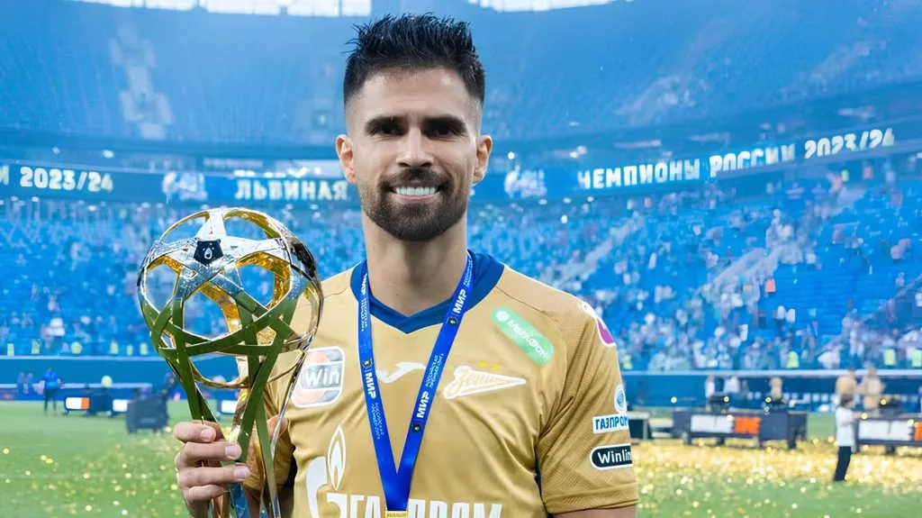 Ex-Atlético-MG, Rodrigão é campeão com Zenit - Foto: Divulgação/Zenit.