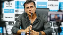 Gustavo Quinteros técnico do Grêmio durante partida contra o Juventude no estádio Alfredo Jaconi pelo campeonato Gaúcho 2025 - Foto: Luiz Erbes/AGIF