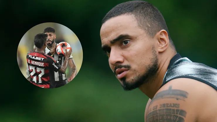 Ex-jogador deu a sua opinião - Fotos: Vítor Silva/Botafogo (grande) - Thiago Ribeiro/AGIF (pequena).