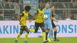 Jogadores em partida entre Borussia Dortmund e Bochum. Foto: dpa picture alliance / Alamy Stock Photo