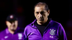 Ramón Díaz, técnico do Corinthians, durante partida contra o São Paulo no Morumbi pelo Campeonato Paulista