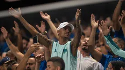 Torcida do Cruzeiro durante partida contra América no estadio Independencia pelo campeonato Mineiro 2025. Foto: Alessandra Torres/AGIF