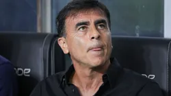 Gustavo Quinteros, técnico do Gremio, durante partida contra o Caxias no estadio Arena do Gremio pelo campeonato Gaucho 2025. Foto: Maxi Franzoi/AGIF