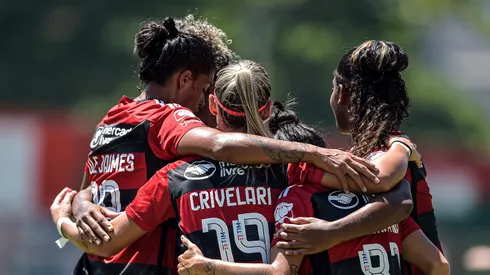 Futebol Feminino no Flamengo. Foto: Thiago Ribeiro/AGIF