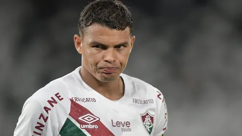 Thiago Silva jogador do Fluminense durante partida contra o Botafogo no estadio Engenhao pelo campeonato Carioca 2025. Foto: Thiago Ribeiro/AGIF