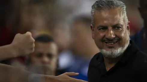 José Boto diretor de futebol do Flamengo antes da partida contra o Botafogo no estádio Maracanã pelo campeonato Carioca 2025. Foto: Jorge Rodrigues/AGIF