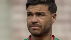 Cristiano durante partida da Lusa no Paulista.