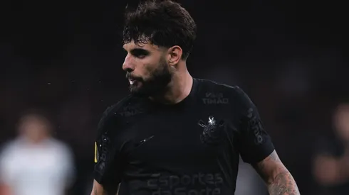 Yuri Alberto durante partida entre Corinthians e Santos, na Neo Química Arena, pelo Paulistão.