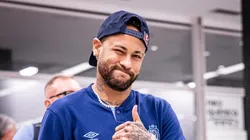 Neymar na Neo Química Arena contra o Timão.