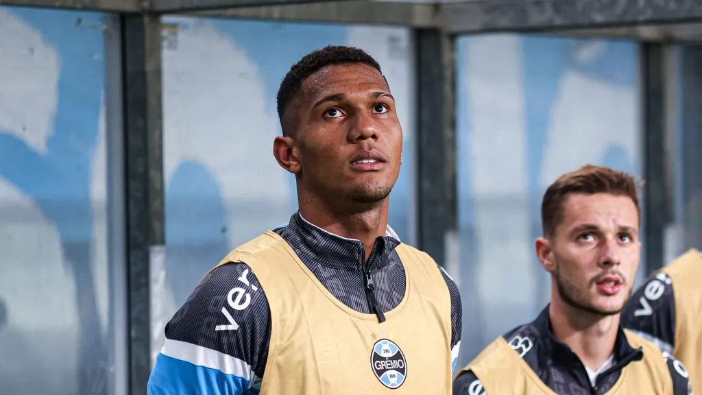 driel goleiro do Grêmio ficou na reserva durante partida contra o ABC no estádio Arena do Grêmio pelo campeonato Copa do Brasil 2023. Foto: Maxi Franzoi/AGIF