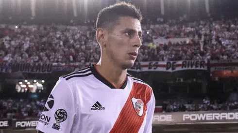 Fabrizio Angileri durante partida entre River Plate e Aldosivi, pela Copa da Superliga Argentina de 2019. Foto: Marcelo Endelli