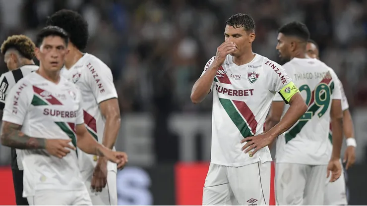 Fluminense de Thiago Silva vem crescendo nos últimos jogos. Foto: Thiago Ribeiro/AGIF