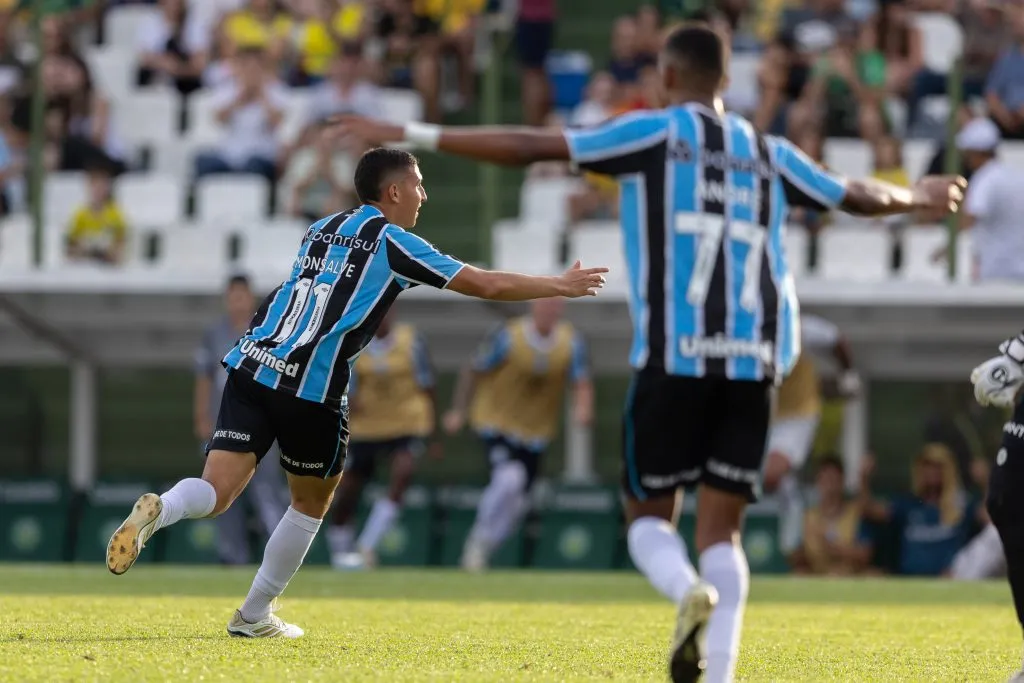 Grêmio venceu o Ypiranga com gol de Monsalve. Foto: Liamara Polli/AGIF