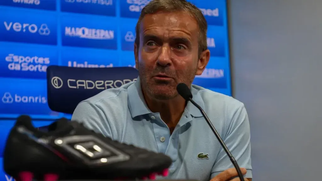 Guto Peixoto criticou a arbitragem após vitória do Grêmio sobre o Ypiranga. Foto: Angelo Pieretti/Grêmio